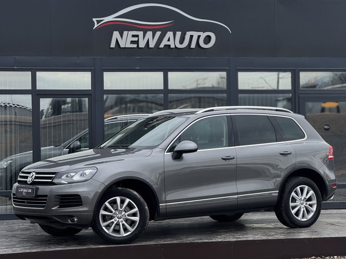 Volkswagen Touareg 2014 V6 TDI, Серый — купить в Симферополе, автосалон NEW AUTO